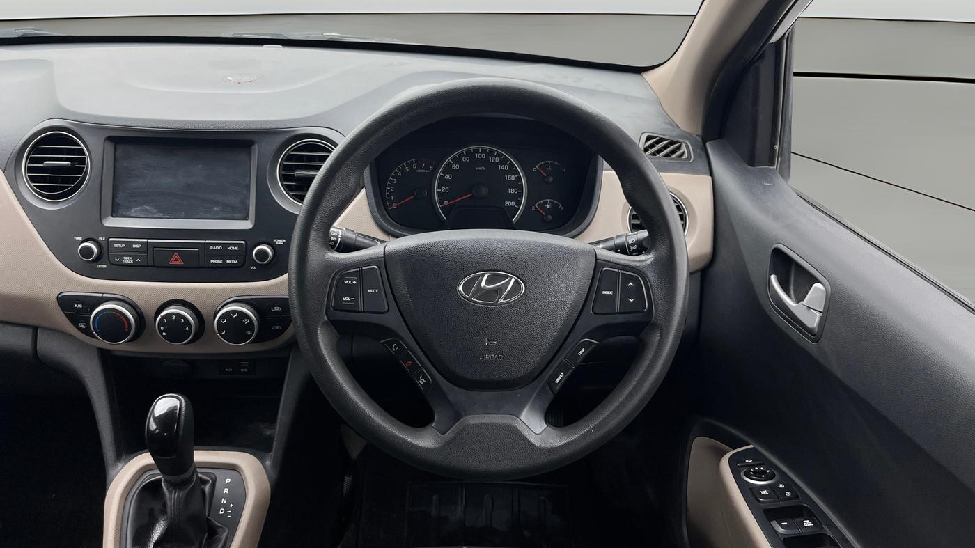 2019 Hyundai Grand i10 SPORTZ AT 1.2 KAPPA VTVT, Petrol, Automatic, 63,032 km, Steering Wheel Close Up