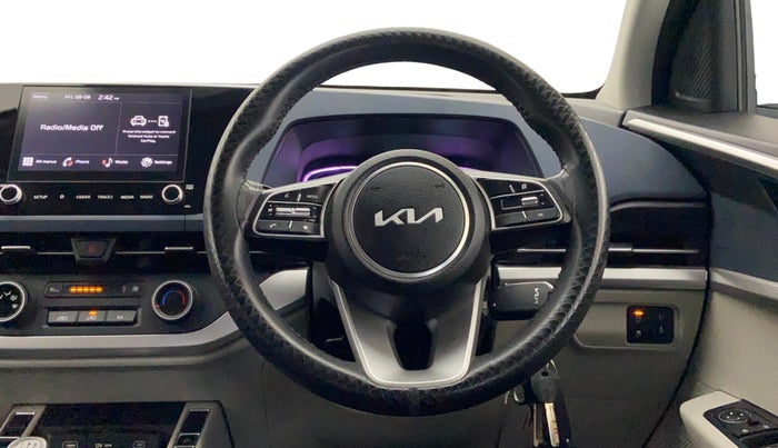 2024 KIA CARENS Premium (O) 1.5 Petrol 7 STR, Petrol, Manual, 9,445 km, Steering Wheel Close Up
