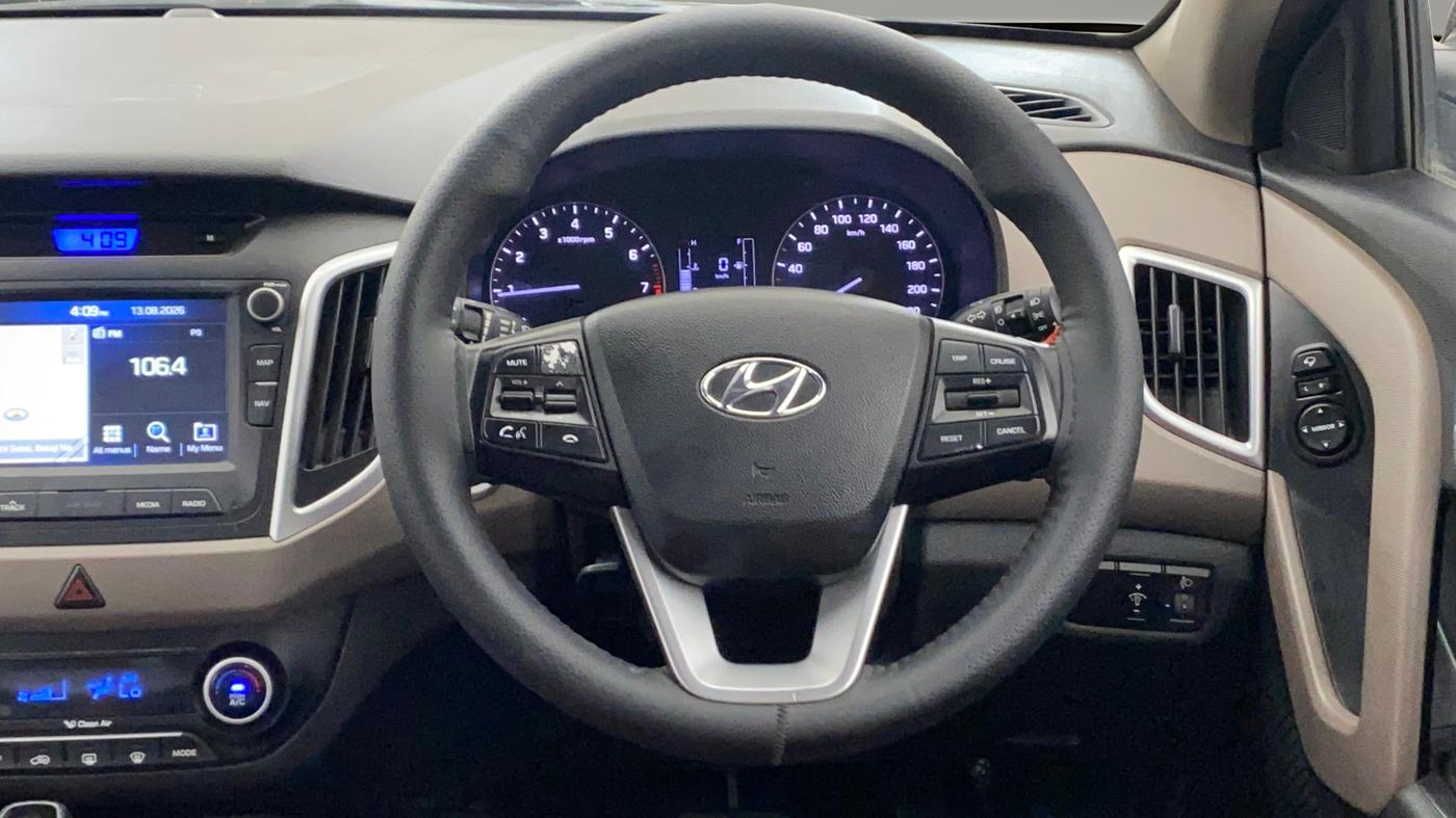 2018 Hyundai Creta SX AT 1.6 PETROL, Petrol, Automatic, 65,608 km, Steering Wheel Close Up