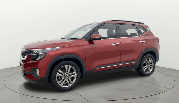 2020 KIA SELTOS HTX IVT 1.5 PETROL, Petrol, Automatic, 76,401 km, Left Front Diagonal