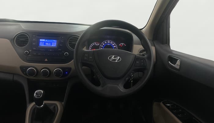 2015 Hyundai Grand i10 SPORTZ 1.2 KAPPA VTVT, Petrol, Manual, 74,104 km, Steering Wheel Close Up