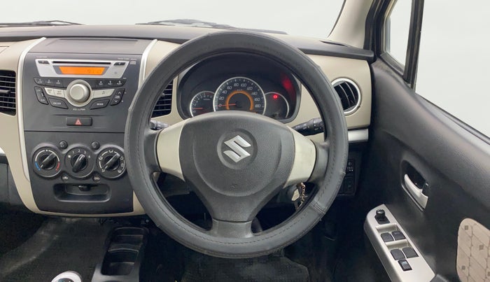 2014 Maruti Wagon R 1.0 VXI, Petrol, Manual, 66,371 km, Steering Wheel Close Up