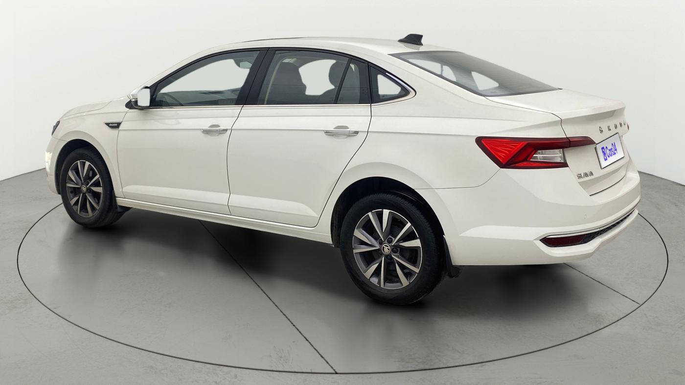 2022 Skoda SLAVIA STYLE 1.0L TSI AT, Petrol, Automatic, 34,915 km, Left Back Diagonal