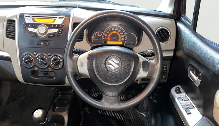 2014 Maruti Wagon R 1.0 VXI, Petrol, Manual, 55,411 km, Steering Wheel Close Up
