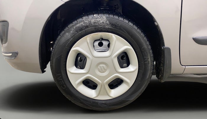 2013 Maruti Wagon R 1.0 VXI, Petrol, Manual, 54,112 km, Left Front Wheel