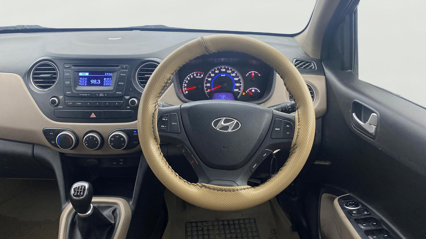 2016 Hyundai Grand i10 SPORTZ 1.2 KAPPA VTVT, Petrol, Manual, 52,201 km, Steering Wheel Close Up