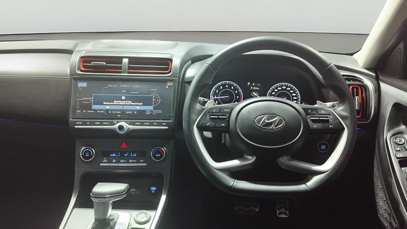 2021 Hyundai Creta SX 1.4 TURBO DCT, Petrol, Automatic, 52,866 km, Steering Wheel Close Up
