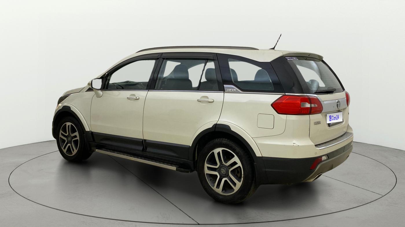 2017 Tata Hexa XTA 4X2 7 STR, Diesel, Automatic, 1,28,376 km, Left Back Diagonal