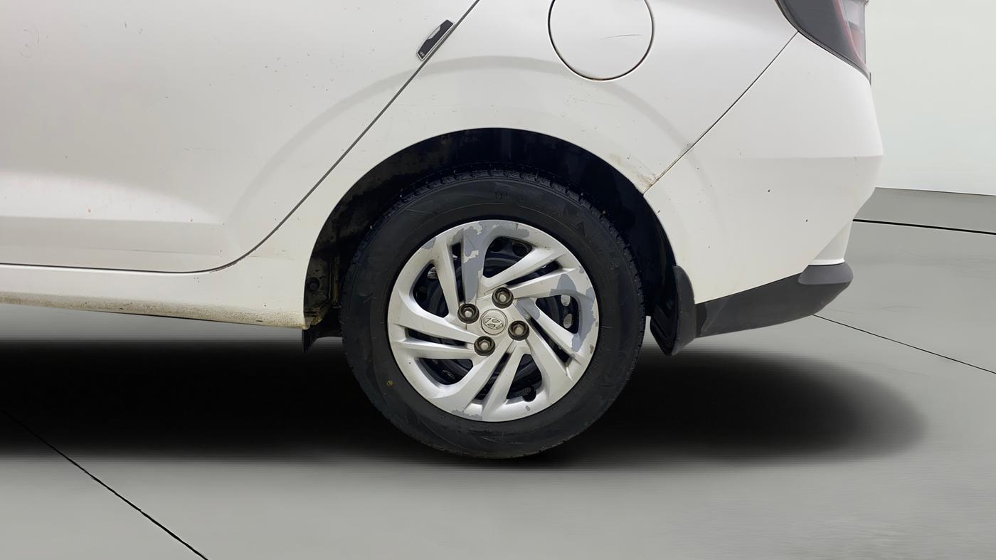 2022 Hyundai AURA S 1.2 CNG, CNG, Manual, 65,756 km, Left Rear Wheel