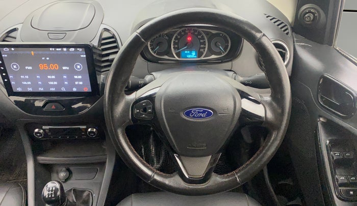 2017 Ford Figo Aspire TITANIUM 1.2 PETROL, Petrol, Manual, 42,991 km, Steering Wheel Close Up