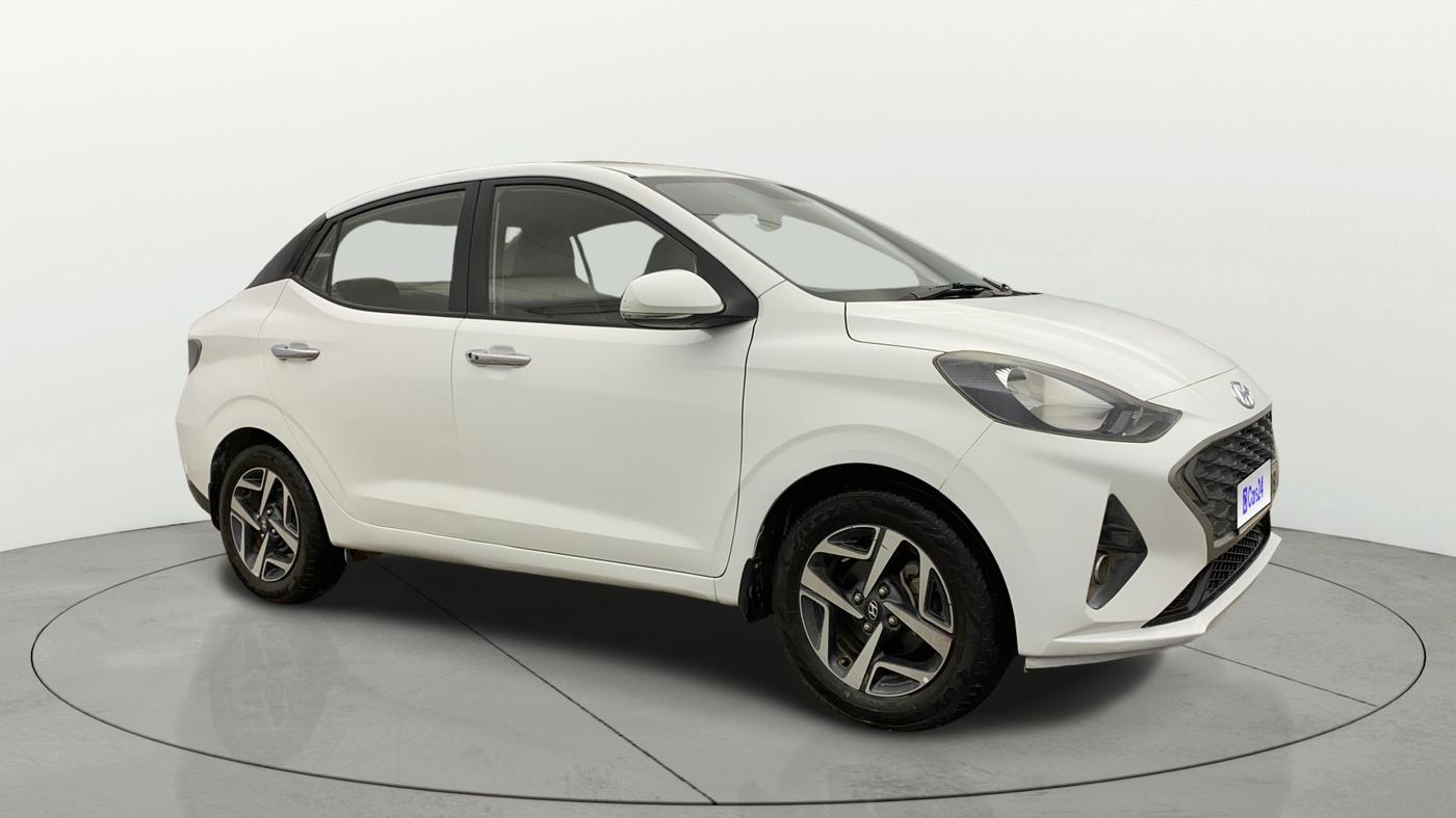 2021 Hyundai AURA SX 1.2, Petrol, Manual, 1,16,017 km, Right Front Diagonal