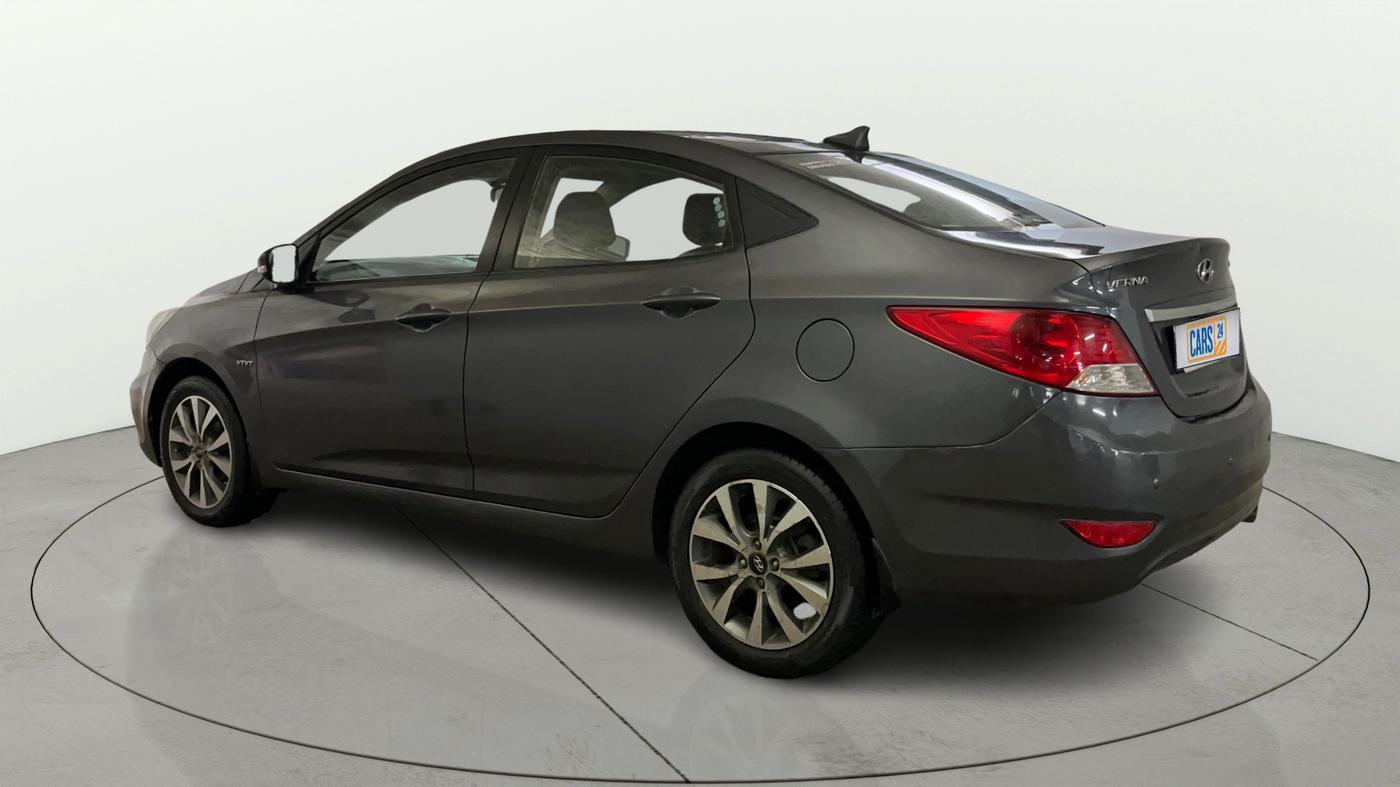 2014 Hyundai Verna FLUIDIC 1.6 VTVT SX AT, Petrol, Automatic, 27,848 km, Left Back Diagonal