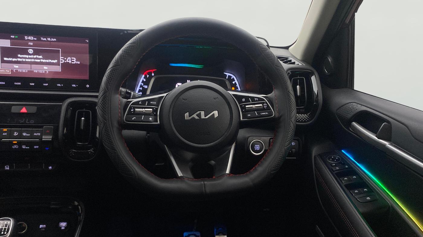2023 KIA SONET GTX PLUS 1.0 IMT, Petrol, Manual, 8,861 km, Steering Wheel Close Up