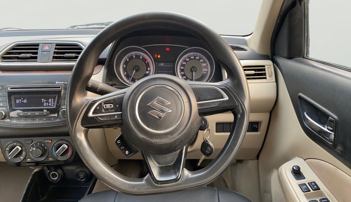2019 Maruti Dzire VXI, Petrol, Manual, 85,316 km, Steering Wheel Close Up