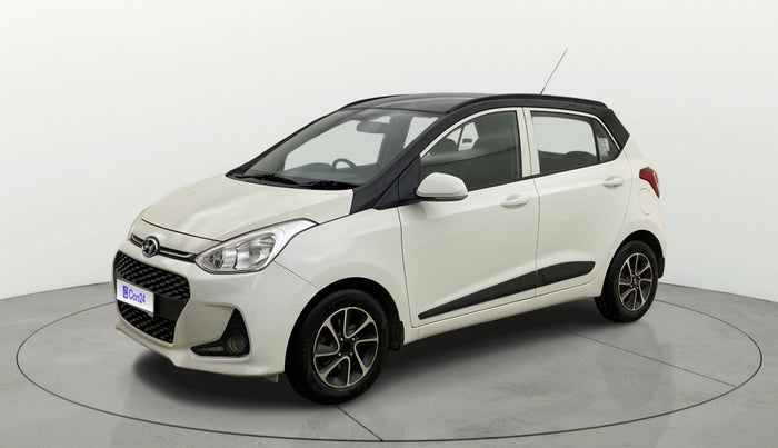 2017 Hyundai Grand i10 SPORTZ (O) AT 1.2 KAPPA VTVT, Petrol, Automatic, 66,322 km, Left Front Diagonal