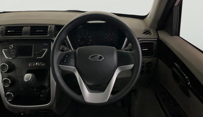 2017 Mahindra Kuv100 K6 PLUS 6 STR, Petrol, Manual, 36,967 km, Steering Wheel Close Up