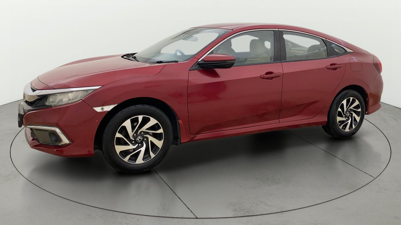 2019 Honda Civic 1.8L I-VTEC V CVT, Petrol, Automatic, 1,05,057 km, Left Front Diagonal