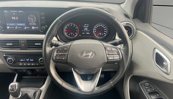 2023 Hyundai GRAND I10 NIOS ASTA 1.2 KAPPA VTVT, Petrol, Manual, 46,568 km, Steering Wheel Close Up