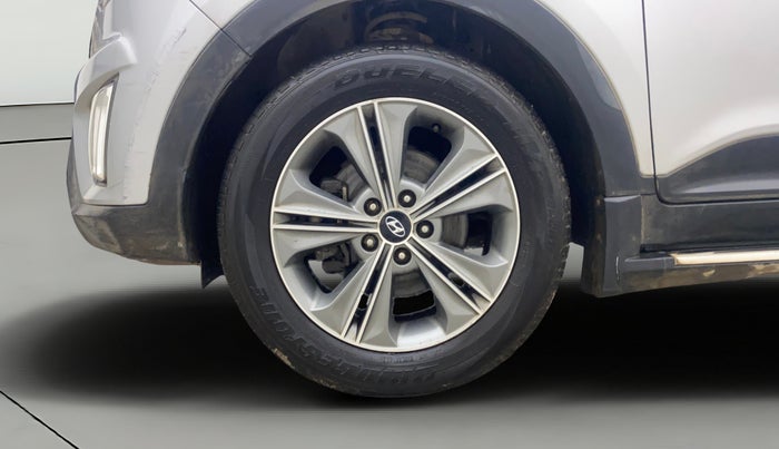 2017 Hyundai Creta SX PLUS AT 1.6 PETROL, Petrol, Automatic, 1,39,997 km, Left Front Wheel