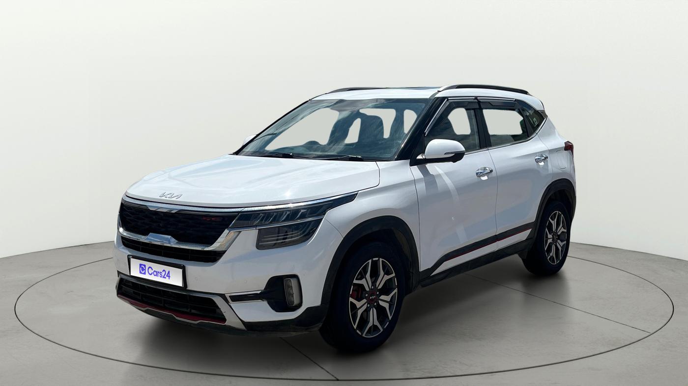 2022 KIA SELTOS GTX PLUS 1.5 DIESEL AT, Diesel, Automatic, 72,808 km, Left Front Diagonal