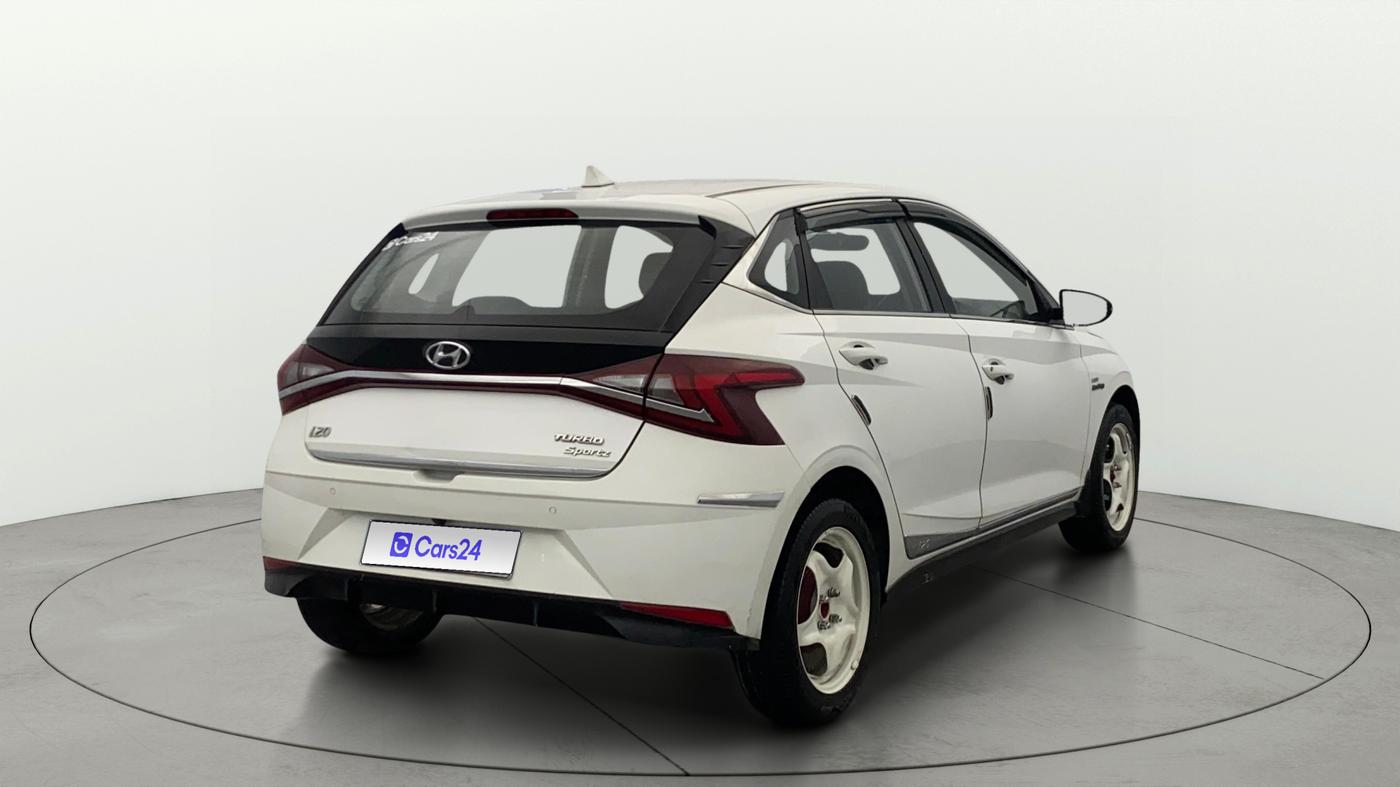 2021 Hyundai NEW I20 SPORTZ 1.0T GDI IMT, Petrol, Manual, 1,14,373 km, Right Back Diagonal