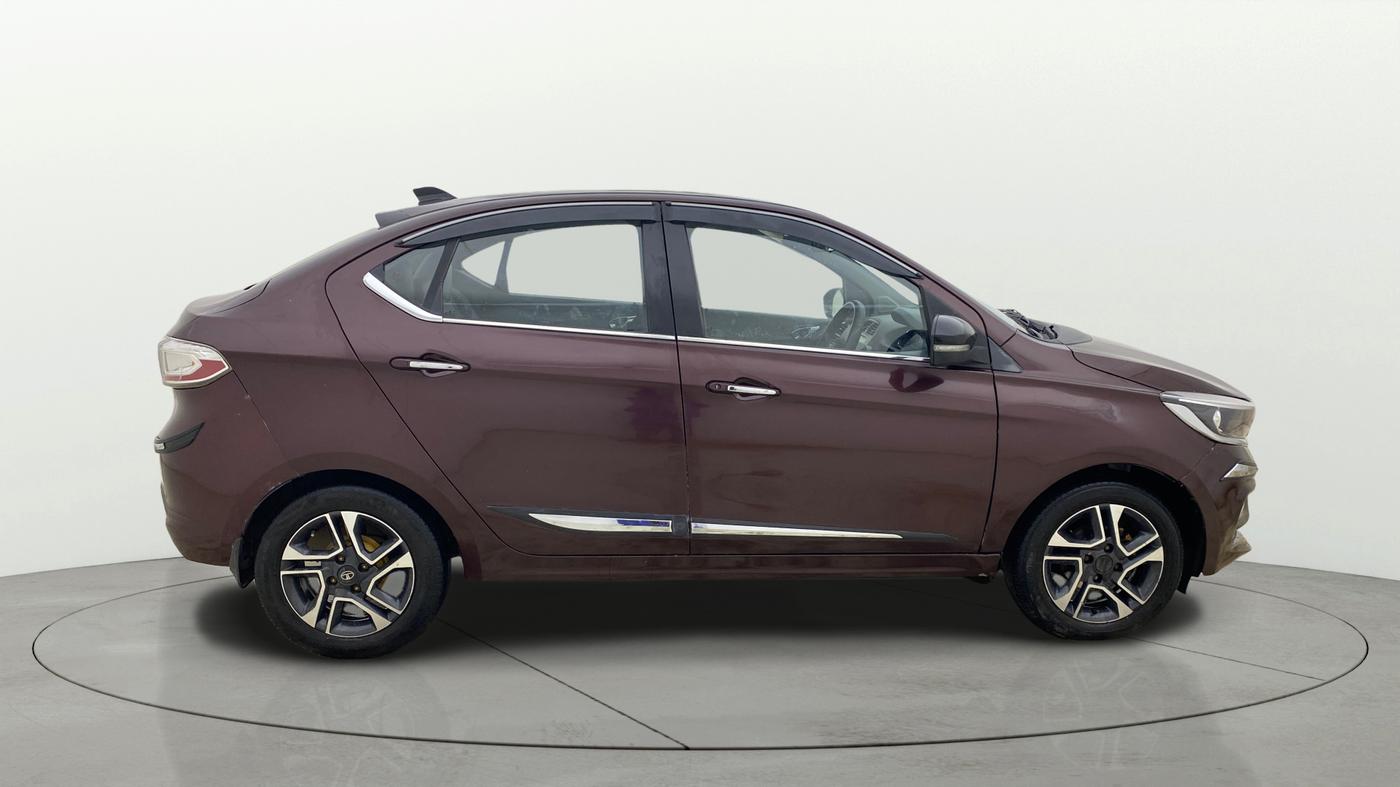 2021 Tata TIGOR XZ PLUS PETROL, CNG, Manual, 1,04,604 km, Right Side View