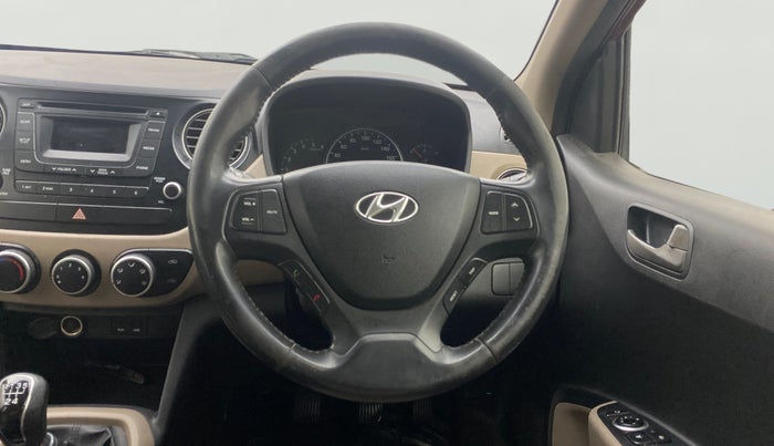 2014 Hyundai Grand i10 ASTA 1.1 CRDI, Diesel, Manual, 1,11,939 km, Steering Wheel Close Up