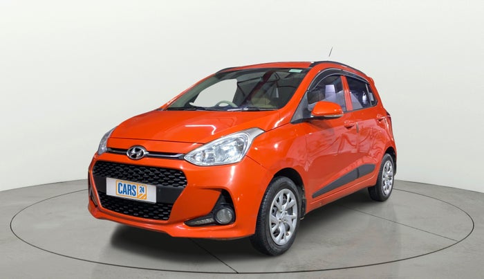 2018 Hyundai Grand i10 SPORTZ 1.2 KAPPA VTVT, Petrol, Manual, 63,943 km, Left Front Diagonal