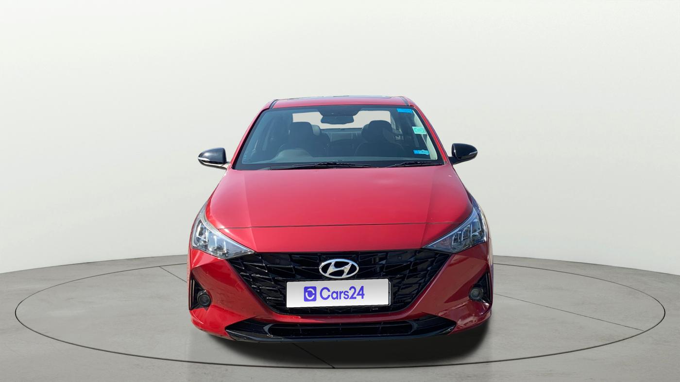 2021 Hyundai Verna SX (O) 1.0 TURBO DCT, Petrol, Automatic, 38,367 km, Front