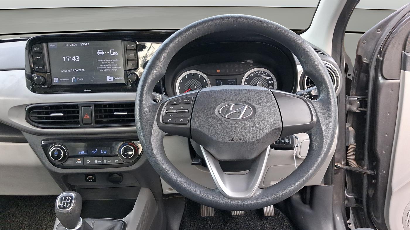 2022 Hyundai GRAND I10 NIOS SPORTZ 1.2 KAPPA VTVT CNG, CNG, Manual, 61,243 km, Steering Wheel Close Up