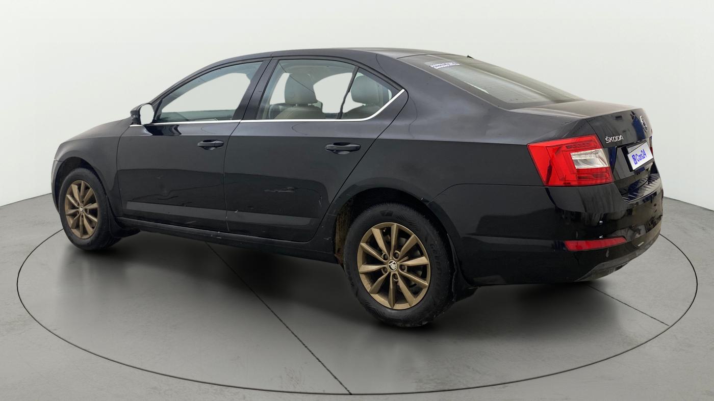 2016 Skoda Octavia 2.0 TDI CR STYLE PLUS AT, Diesel, Automatic, 1,08,625 km, Left Back Diagonal