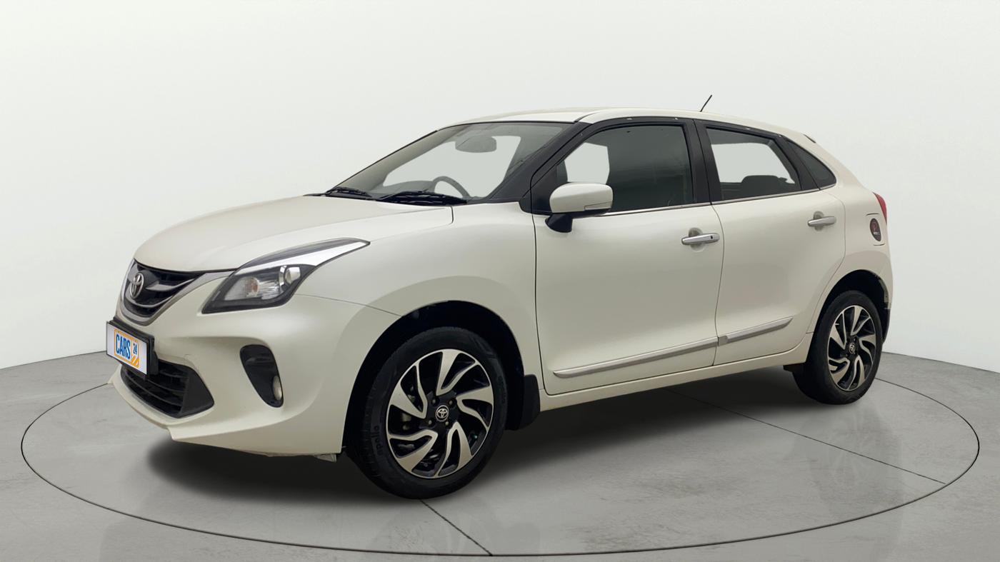 2021 Toyota Glanza V, Petrol, Manual, 74,812 km, Left Front Diagonal