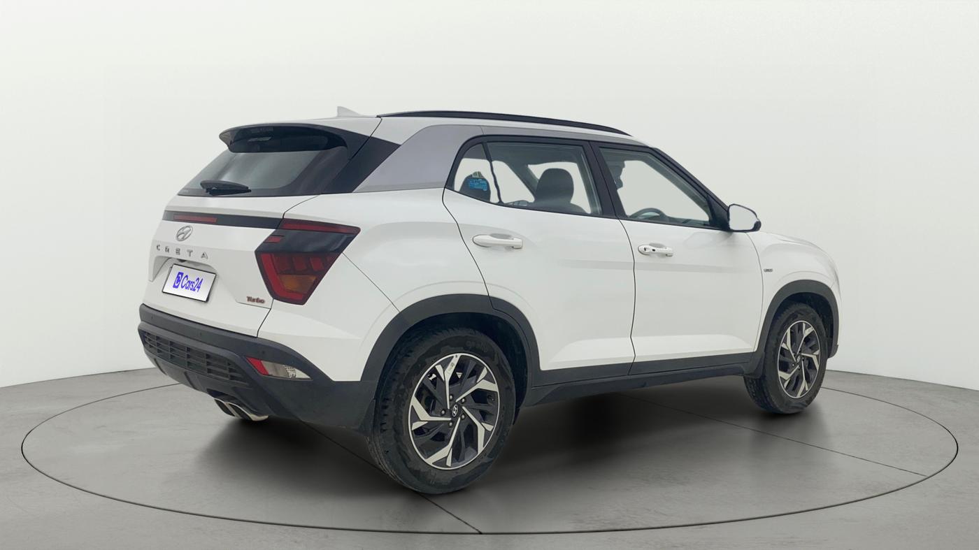 2023 Hyundai Creta SX (O) 1.4 TURBO DCT, Petrol, Automatic, 26,136 km, Right Back Diagonal
