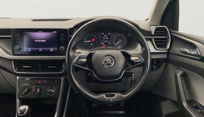 2022 Skoda KUSHAQ AMBITION 1.0L TSI MT, Petrol, Manual, 60,419 km, Steering Wheel Close Up