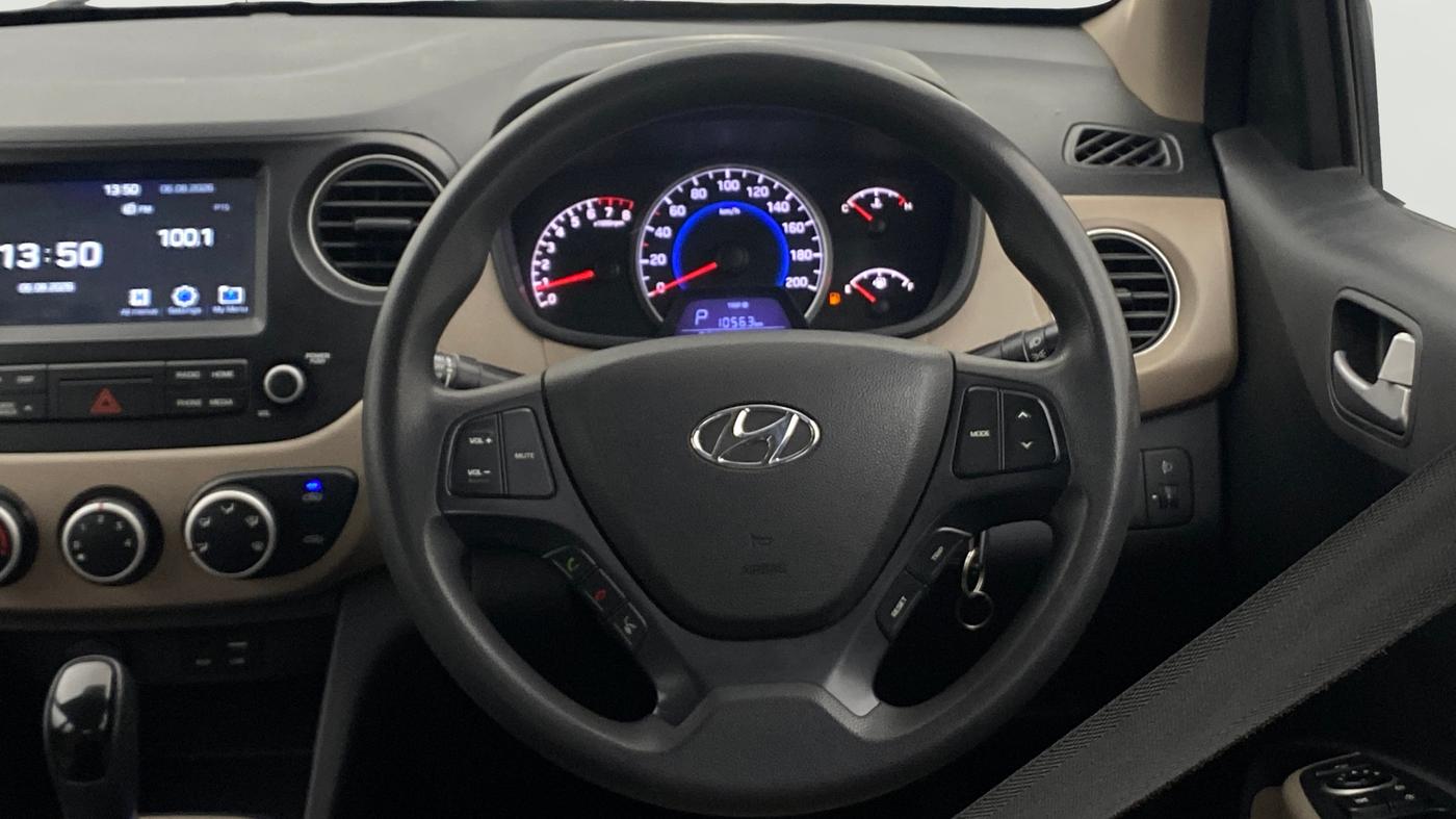 2019 Hyundai Grand i10 SPORTZ AT 1.2 KAPPA VTVT, Petrol, Automatic, 76,726 km, Steering Wheel Close Up