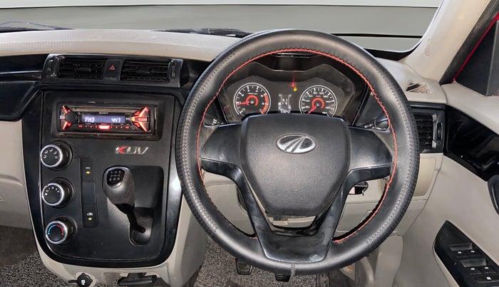 2016 Mahindra Kuv100 K4 6 STR, Petrol, Manual, 53,834 km, Steering Wheel Close Up