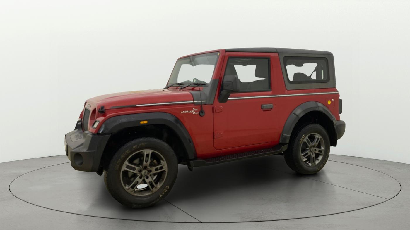2021 Mahindra Thar LX PETROL HT 4WD AT, Petrol, Automatic, 33,980 km, Left Front Diagonal