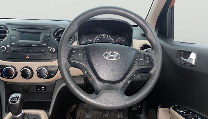 2016 Hyundai Grand i10 SPORTZ 1.2 KAPPA VTVT, Petrol, Manual, 45,125 km, Steering Wheel Close Up