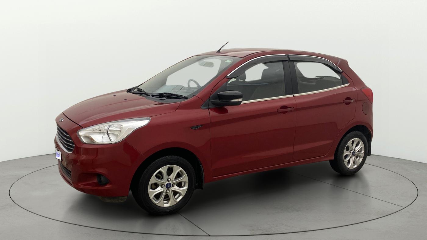 2017 Ford New Figo TITANIUM 1.2 PETROL MT, Petrol, Manual, 77,796 km, Left Front Diagonal