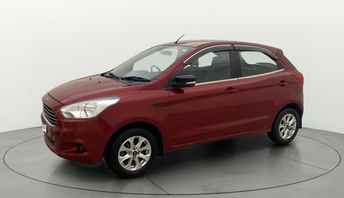 2017 Ford New Figo TITANIUM 1.2 PETROL MT, Petrol, Manual, 77,796 km, Left Front Diagonal