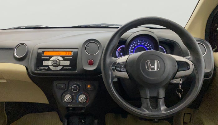 2015 Honda Amaze 1.2L I-VTEC S, CNG, Manual, 73,580 km, Steering Wheel Close Up
