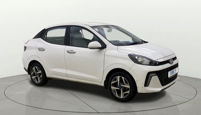 2023 Hyundai AURA SX 1.2 CNG, CNG, Manual, 7,375 km, Right Front Diagonal