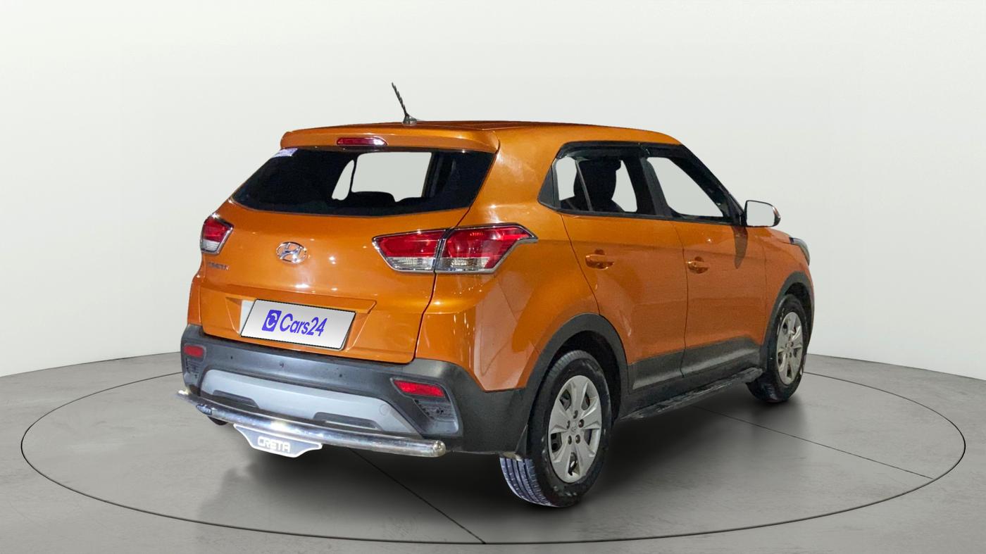 2019 Hyundai Creta E PLUS 1.6 PETROL, Petrol, Manual, 41,341 km, Right Back Diagonal