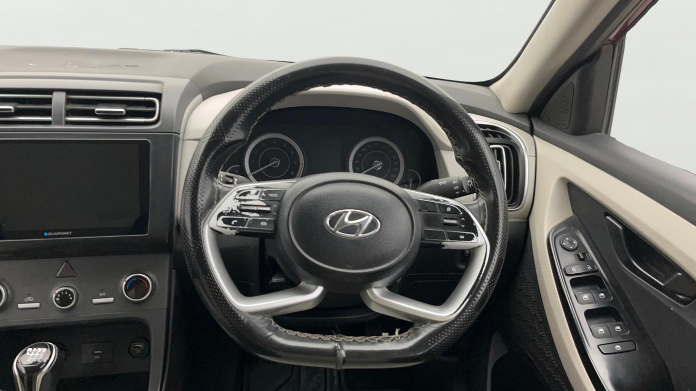2022 Hyundai Creta EX 1.5 PETROL, CNG, Manual, 91,807 km, Steering Wheel Close Up