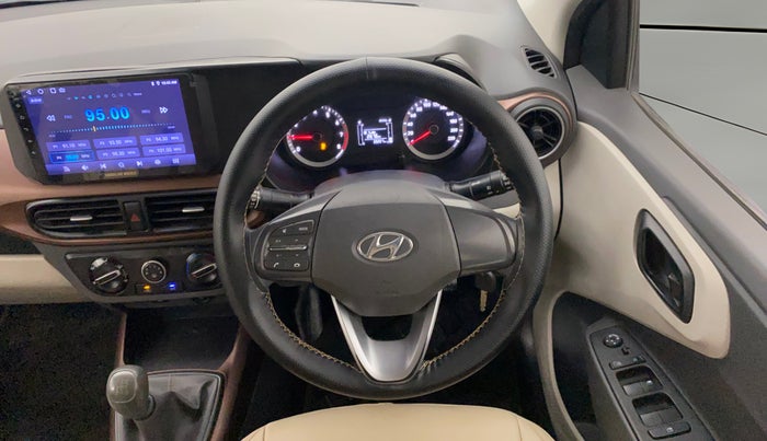 2021 Hyundai AURA S 1.2 CNG, CNG, Manual, 39,195 km, Steering Wheel Close Up