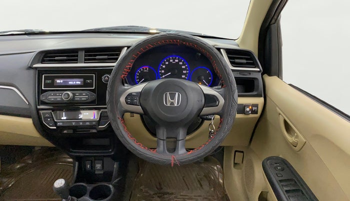 2016 Honda Amaze 1.2L I-VTEC S, CNG, Manual, 85,538 km, Steering Wheel Close Up