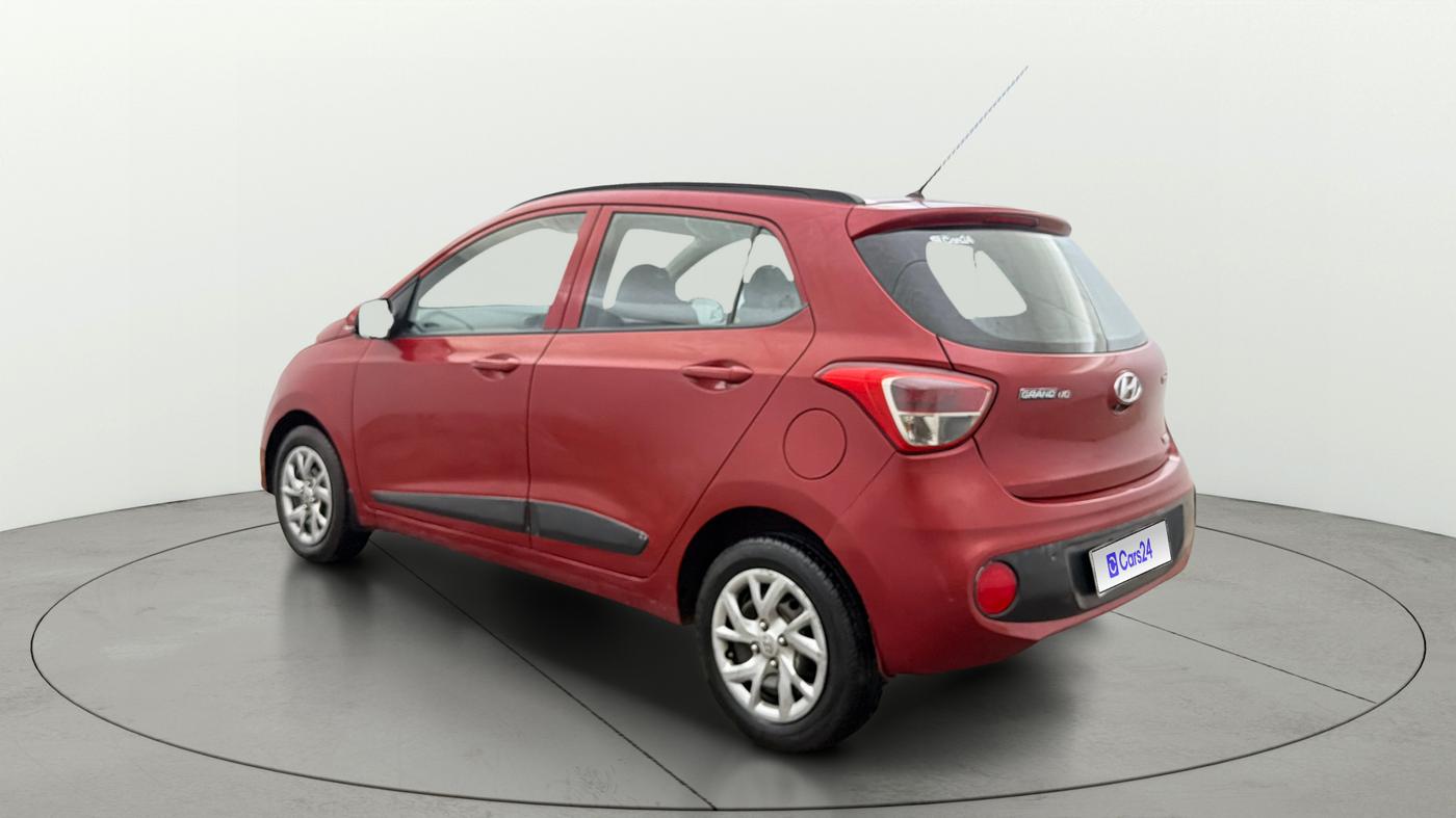 2017 Hyundai Grand i10 ASTA (O) 1.2 KAPPA VTVT, Petrol, Manual, 90,141 km, Left Back Diagonal