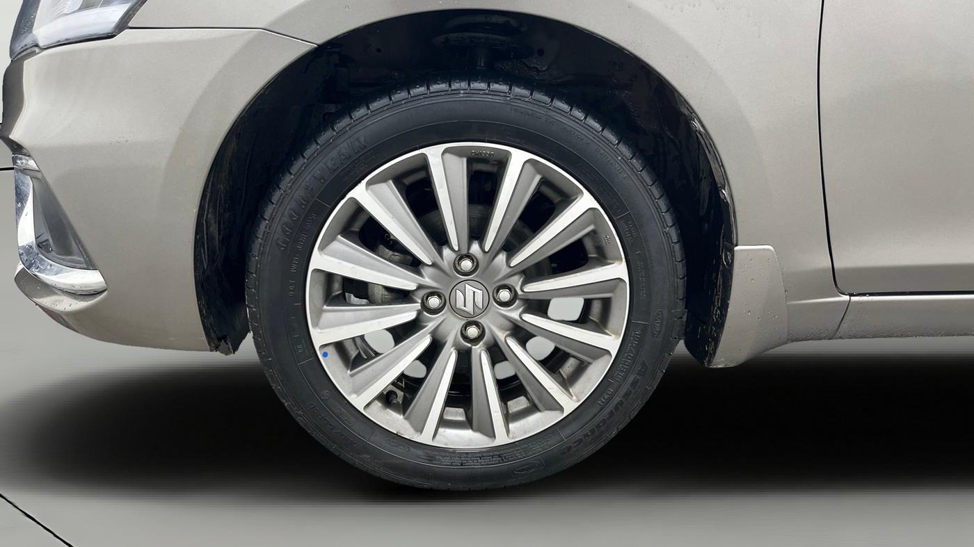 2020 Maruti Ciaz ALPHA 1.5 SHVS PETROL, Petrol, Manual, 27,288 km, Left Front Wheel