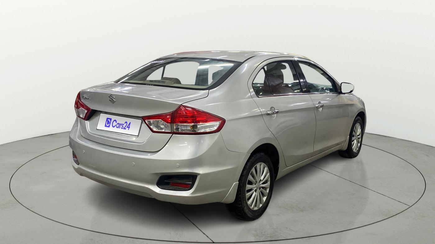 2017 Maruti Ciaz ZETA 1.4  MT PETROL, Petrol, Manual, 90,673 km, Right Back Diagonal