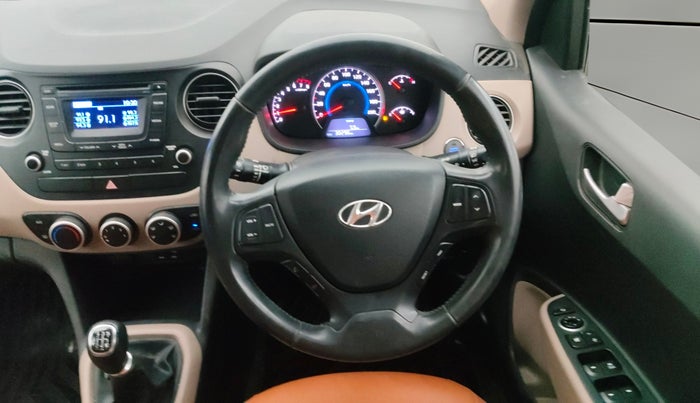 2016 Hyundai Grand i10 ASTA 1.2 KAPPA VTVT, Petrol, Manual, 30,330 km, Steering Wheel Close Up